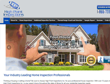 Tablet Screenshot of highpointinspections.com
